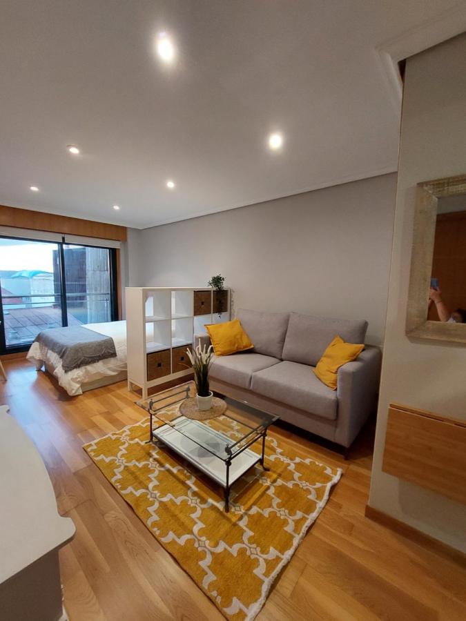 Estudio Centrico Con Garaje Y Vistas Al Mar. Vigo Exteriör bild